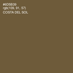 #6D5B39 - Costa Del Sol Color Image